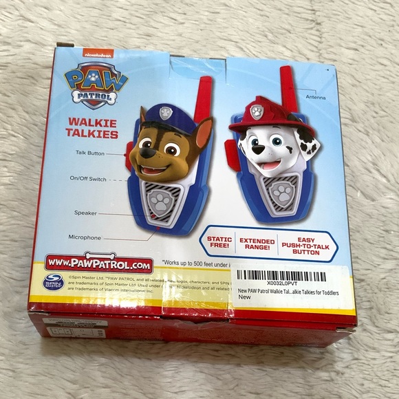 Walkie Talkies De Juguete - Paw Patrol